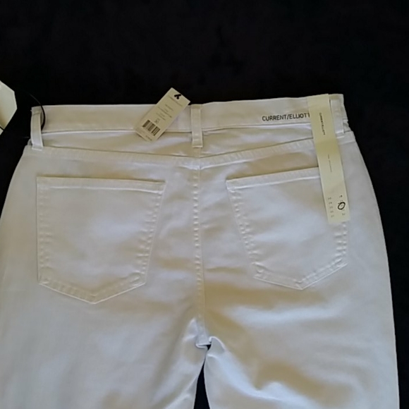SOLD!!!Current Elliott white skinny jeans - Picture 9 of 12